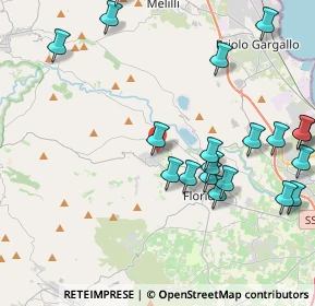 Mappa Viale Ragusa, 96010 Solarino SR, Italia (5.594)