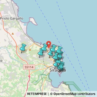 Mappa Traversa Belvedere di Scala Greca, 96100 Siracusa SR, Italia (3.49308)