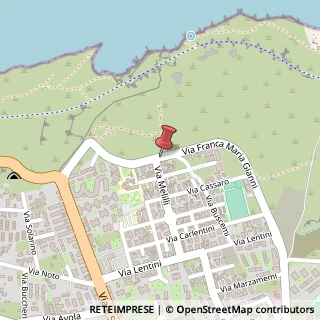 Mappa Traversa Belvedere di Scala Greca, 14, 96100 Siracusa, Siracusa (Sicilia)