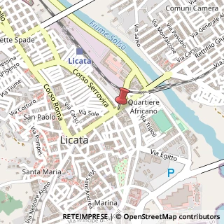 Mappa Corso Umberto, 109, 92027 Licata, Agrigento (Sicilia)