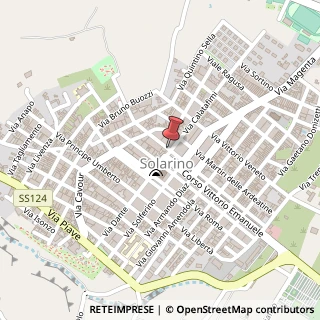 Mappa Via Ruggero Settimo,  4, 96100 Solarino, Siracusa (Sicilia)