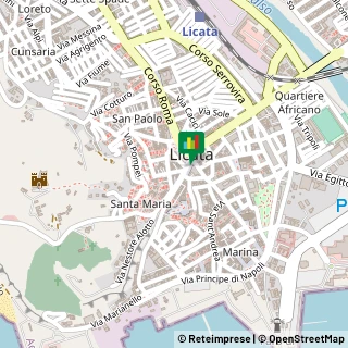 Mappa Piazza Matteotti, 12, 92027 Licata, Agrigento (Sicilia)