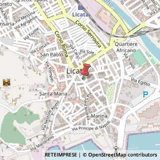 Mappa Corso Vittorio Emanuele, 27, 92027 Licata, Agrigento (Sicilia)