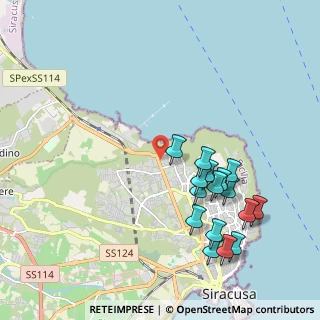 Mappa VIA SCALA GRECA, 96100 Siracusa SR, Italia (2.42563)