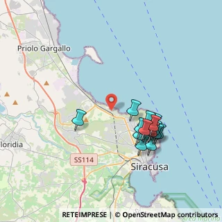 Mappa Via Stentinello, 96100 Siracusa SR, Italia (4.03333)