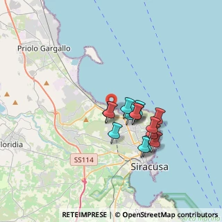 Mappa Via Stentinello, 96100 Siracusa SR, Italia (3.1)