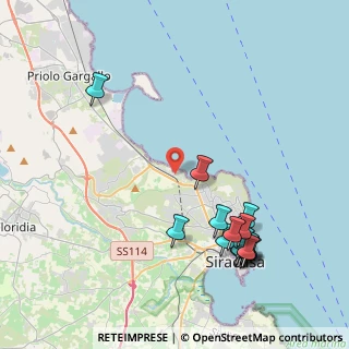 Mappa Via Stentinello, 96100 Siracusa SR, Italia (5.47)
