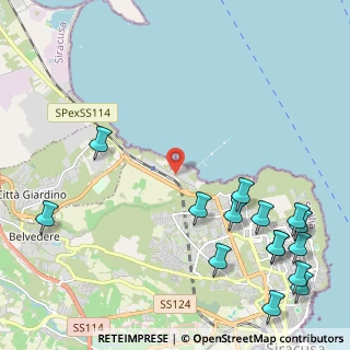 Mappa Via Stentinello, 96100 Siracusa SR, Italia (3.44)