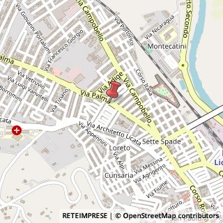 Mappa Via Palma, 51, 92027 Licata, Agrigento (Sicilia)