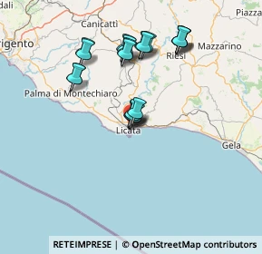 Mappa Via Montesanto, 92027 Licata AG, Italia (14.7705)