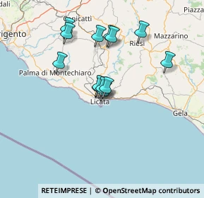 Mappa Via Montesanto, 92027 Licata AG, Italia (13.15)