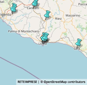 Mappa Via Montesanto, 92027 Licata AG, Italia (16.08727)