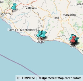 Mappa Via Montesanto, 92027 Licata AG, Italia (20.75765)