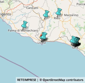 Mappa Via Montesanto, 92027 Licata AG, Italia (21.7725)