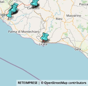 Mappa Via Montesanto, 92027 Licata AG, Italia (27.0685)