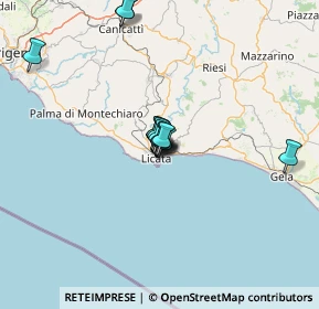 Mappa Via Montesanto, 92027 Licata AG, Italia (9.46143)