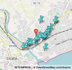 Mappa Via Montesanto, 92027 Licata AG, Italia (0.393)