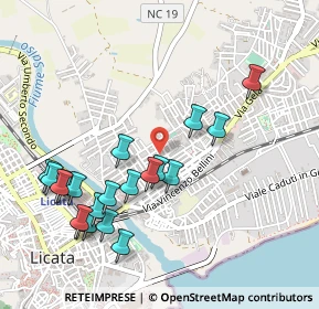 Mappa Via Montesanto, 92027 Licata AG, Italia (0.606)