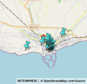 Mappa Via Archimede, 92027 Licata AG, Italia (0.93867)