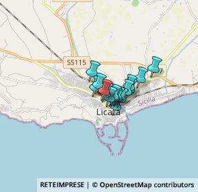 Mappa Via Archimede, 92027 Licata AG, Italia (0.90625)