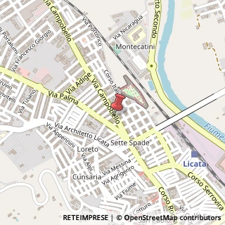 Mappa Via Campobello, 46, 92027 Licata, Agrigento (Sicilia)
