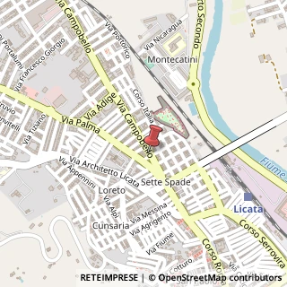 Mappa Via Campobello, 24, 92027 Licata, Agrigento (Sicilia)