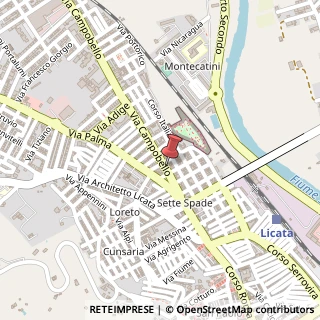 Mappa Via Campobello, 21, 92027 Licata, Agrigento (Sicilia)