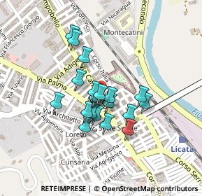 Mappa Via Archimede, 92027 Licata AG, Italia (0.175)