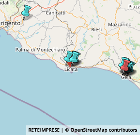 Mappa Via Archimede, 92027 Licata AG, Italia (21.52941)