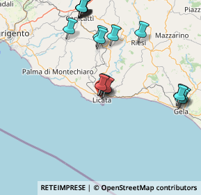 Mappa Via Archimede, 92027 Licata AG, Italia (19.164)