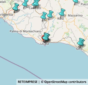 Mappa Via Archimede, 92027 Licata AG, Italia (20.75667)