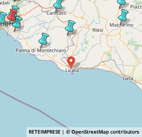 Mappa Via Archimede, 92027 Licata AG, Italia (33.63)