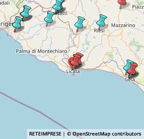 Mappa Via Archimede, 92027 Licata AG, Italia (24.932)