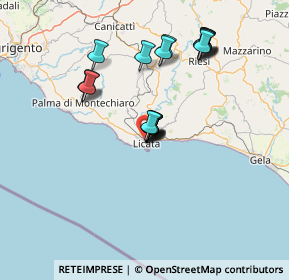 Mappa Via Archimede, 92027 Licata AG, Italia (13.69)