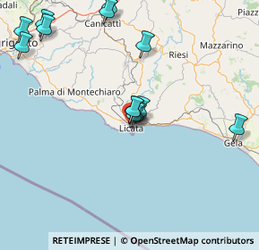 Mappa Via Archimede, 92027 Licata AG, Italia (18.99)