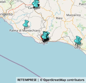 Mappa Via Archimede, 92027 Licata AG, Italia (15.3415)