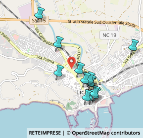 Mappa Via Archimede, 92027 Licata AG, Italia (1.02154)