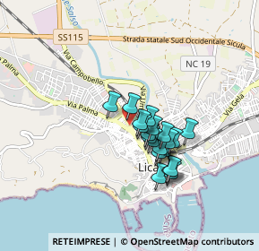 Mappa Via Archimede, 92027 Licata AG, Italia (0.691)