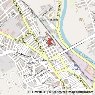 Mappa Corso Italia, 118, 92027 Licata, Agrigento (Sicilia)