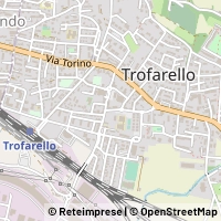 Mapa Trofarello
