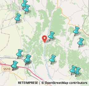 Mappa Strada Provinciale, 14014 Montafia AT, Italia (5.82071)