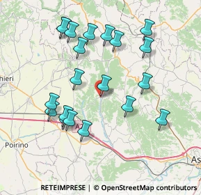 Mappa Strada Provinciale, 14014 Montafia AT, Italia (7.795)