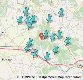 Mappa Strada Provinciale, 14014 Montafia AT, Italia (7.33353)