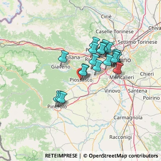 Mappa Via Pinerolo, 10045 Piossasco TO, Italia (11.629)