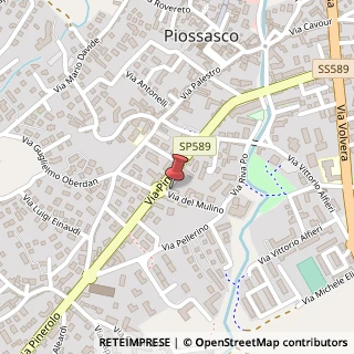 Mappa Via del Molino, 1, 10045 Piossasco, Torino (Piemonte)