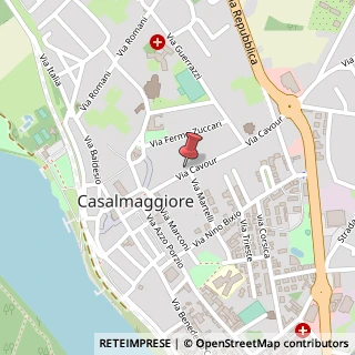 Mappa Via Camillo Benso Conte di Cavour, 51, 26041 Casalmaggiore, Cremona (Lombardia)