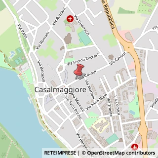 Mappa Via Cavour,  33, 26041 Casalmaggiore, Cremona (Lombardia)