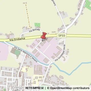 Mappa Via Eridania, 22, 45030 Crespino, Rovigo (Veneto)