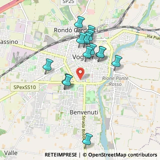 Mappa Via Lorenzo Angelini, 27058 Voghera PV, Italia (0.87857)
