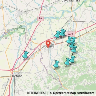 Mappa Via Lorenzo Angelini, 27058 Voghera PV, Italia (7.84)